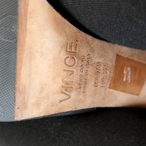 Vince Vero Cu010 black leather sandals size 7.5 (Eur 37.5) - Picture 11 of 11